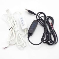 ✌✟❈ 3 pin DC 5V LED Dimmer extension cable USB Port Power Supply Line Dimming wire Color control Switch Adapter For LED Light Bulb