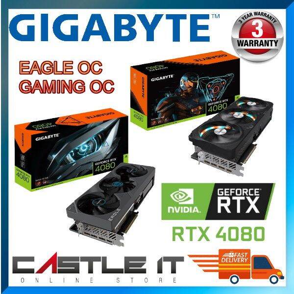 GIGABYTE Eagle GeForce RTX 4080 Video Card GV-N4080EAGLE-16GD 