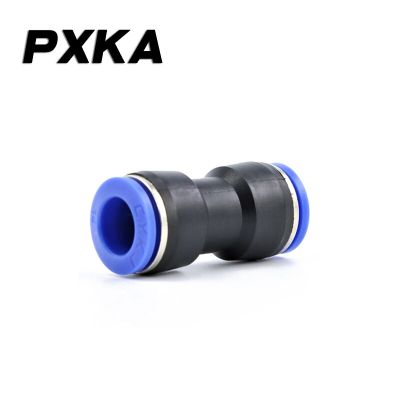 Free shipping 2PCS Air pipe quick connector 6 pneumatic 8mm conversion 10 plastic PU pipe 12 straight butt joint 16mm fittings Pipe Fittings Accessori