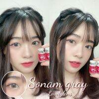 คอนแทคเลนส์ Lovely lens รุ่น Sonam(สีเทา) ขนาด14.5