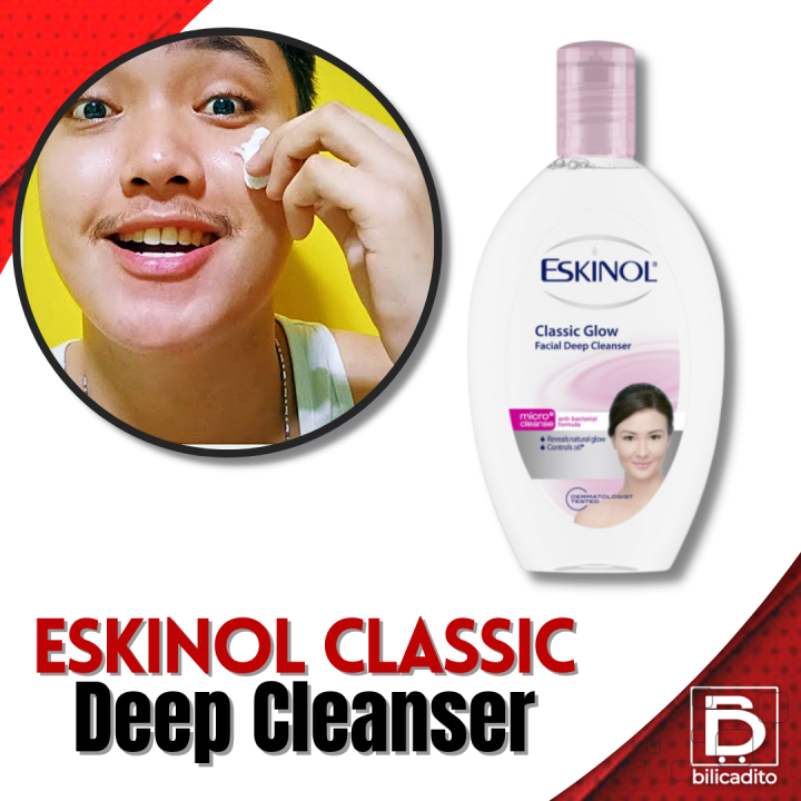 Eskinol FCleanser Classic 225ml Deep Cleansing, Brightening, Oil