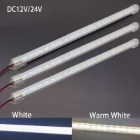 【CC】❆◎◘  12V/24V 24/48 Strip Hard Rigid Tube Bar Lamp IP65 5730-led bead Lights Strips Car Boat