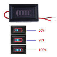 TEHE 3S 12.6V แบตเตอรี่ตัวบอกความจุโมดูลโวลต์มิเตอร์จอแสดงผลสีฟ้า