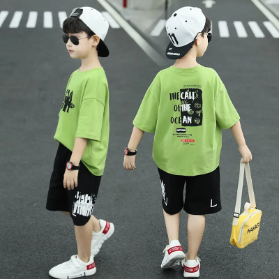 BIU Childrens Fashion 2PCS（Tops+Shorts）High Quality Korean Shorts for kids boys clothes 3 to 4 to 5 to 6 to 7 to 8 to 9 to 10 to 11 to 12 year old blouses t-shirt for boys kids terno for teens sale 2022 NEW#B30-12