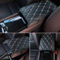 Car Armrest Box Mat Microfiber Leather Car Seat Armrest Interior Box Cover Modified Universal Decoration H2B0