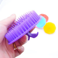 ?jiajia01? The Big Ups?Head Massage Brush Soft glue Shampoo brush Bathroom Products Plastic Sanitary comb Washing Hair Scalp Shower Body