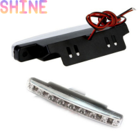 Shine ไฟรถยนต์8 LED DRL FOG ขับรถกลางวันทำงานหลอดไฟสีขาว