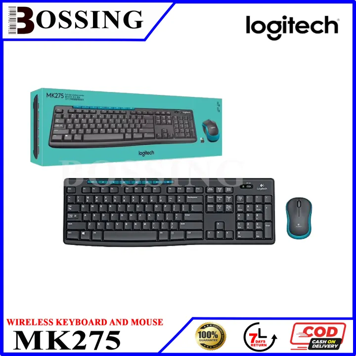 Logitech Wireless Keyboard and Mouse Combo MK275 Lazada PH