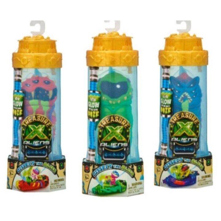 Treasure X Aliens Dissection Kit with Slime, Action Figure, and