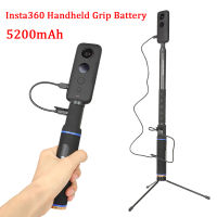 มือถือธนาคารอำนาจแบตเตอรี่มือจับขยาย Monopod W ขาตั้งกล้องสำหรับ Insta360 One X X2พาโนรามาจุดอุปกรณ์เสริมสำหรับกล้อง