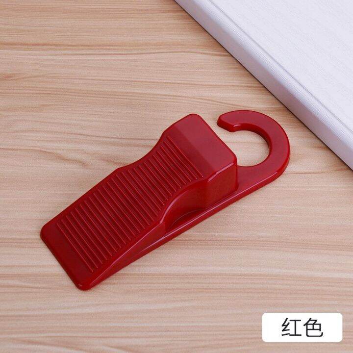 silicone-door-stopp-windproof-rubber-stopper-practical-door-stop-safety-card-punch-free-soft-plastic-mobile-decorative-door-stops