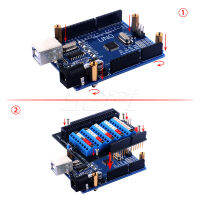 สกรูขั้วหมวกสำหรับ A Rduino UNO คณะกรรมการพัฒนาการด้วยทองแดงเสาสกรูน็อตฉลากเครื่องหมาย Pre-บัดกรี ICSP ขาหัว