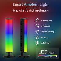 【CW】 Led Lights Bars Night Strip Bluetooth Wall Rhythm TV Room Decoration Lamp