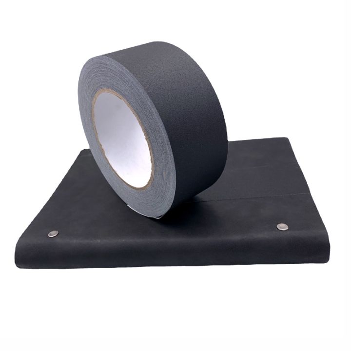 10meters-roll-gaffer-tape-heavy-duty-non-reflective-matte-black-cloth-grip-for-photography-book-repair-filming-backdrop-stage-cable