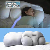 All Round Cloud Pillow Soft Breathable 3D Ergonomic Center Egg Groove Design Sleep Pillow Neck Pillow Home Textile RE