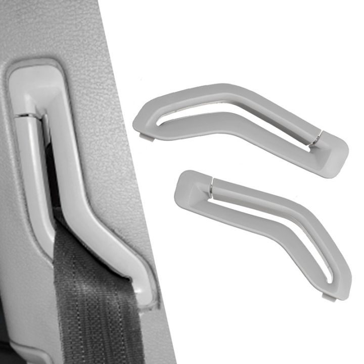 3x-for-volvo-s60-s80-v70-xc90-left-seat-belt-retractor-guide-ring-belt-selector-gate-seat-belt-trim-cover-gray-39966529