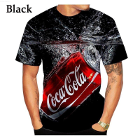 Coca-Cola Coke Cool Red Hiphop 3D Print Women Men Summer Shirt Casual short sleeve 02{trading up}