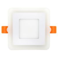 ดาวน์ไลท์ LED EVE SKYBLUE SQUARE 542785 6 วัตต์ BLUELIGHT WARMWHITE