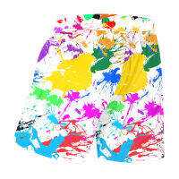 OGKB New Shorts Men And Women Hip-hop Fitness 3D Tie-dyed Printed Beach Short Personality Spiral Colorful Oversized