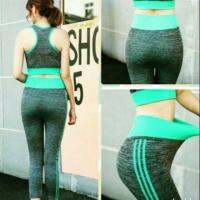 Leggings กางเกงจ๊อกกิ้งสำหรับเลกกิ้งผู้หญิงผู้หญิงชุดออกกำลังกายผู้หญิง☏ชุดเล่นกีฬาฟิตเนสโยคะสตรี/ซัมบา M-XXL Terno