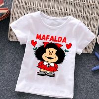 Mafalda Print T Shirts Cartoon Tshirts Anime Tshirts Camiseta 100% cotton T-shirt