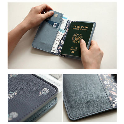 ที่ใส่ป้องกันการเดินทางธุรกิจลายการ์ตูนซองใส่หนังสือเดินทางกระเป๋าใส่บัตรพาสปอร์ตบัตรเครดิต