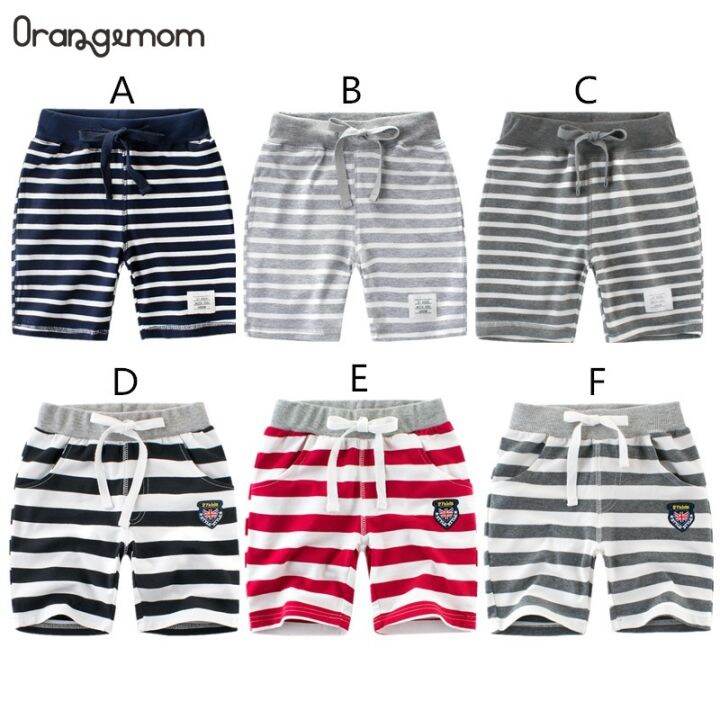 kids-clothing-summer-baby-boys-casual-beach-bottom-shorts-stripe-cotton-pocket-trousers-sports