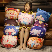 30เซนติเมตร Genshin ผลกระทบของเล่นตุ๊กตา Hutao Tartaglia โยนหมอน Kawaii น่ารัก Kokomi Kazuha กอด Plushies เบาะหลังของขวัญตกแต่งบ้าน