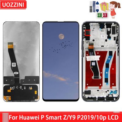 จอ LCD สุดยอดเหมาะสำหรับหน้าจอ Huawei P Smart Z STK-L21 STK-L22ดิสเพลย์ชิ้นส่วนทดแทนการกำหนดตำแหน่งจอสัมผัสเหมาะสำหรับ Huawei Y9 Prime 2019 LCD