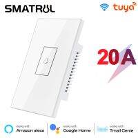 QSR STORE SMATRUL Tuya Wifi Smart Boiler Switch US 4400W 110v 220v Touch  Control Wall Electric Water Heater On Off For Google Home Alexa