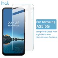 ฟิล์มกระจกสำหรับ Samsung Galaxy A25 5G Imak 6.44นิ้วฟิล์มกระจกเทมเปอร์กันระเบิดความแข็งสูง