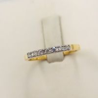 ครื่องประดับผู้หญิง แหวนเพชรแท้ ประดับเพชร สวย VVS1ตัวเรือนเป็นทองคำ 90% 18K女士配饰真钻戒指，饰以美钻VVS1，表壳为90%18K金。