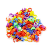 100X Chicken Hen Pigeon Leg Poultry Dove Bird Duck Chicks Parrot Clip Rings Band