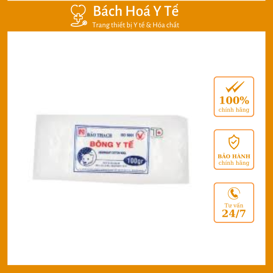 Bông gòn y tế bảo thạch, gói 10g, 25g, 50g, 100g - ảnh sản phẩm 1