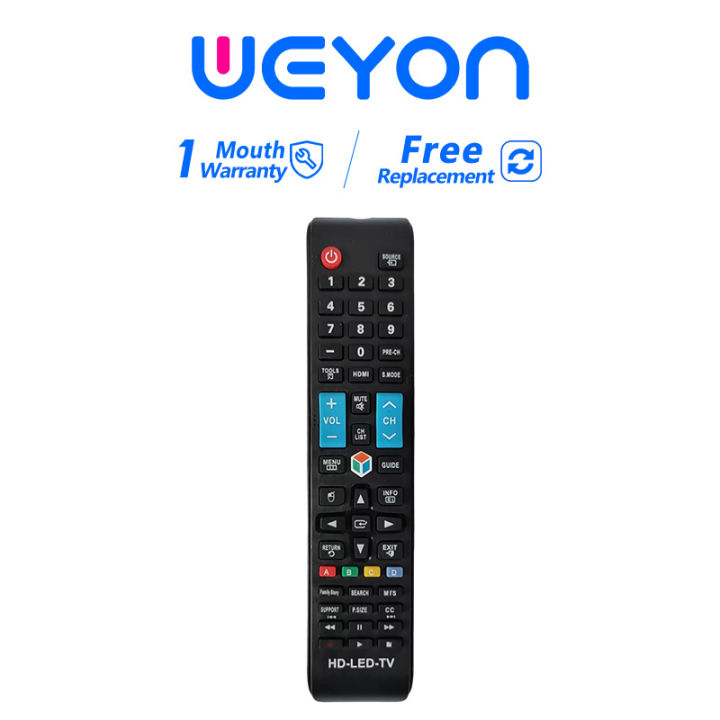 weyon-tv-รีโมทคอนโทรล-ทีวีอะนาล็อก-ดิจิตอลทีวี-สมาร์ททีวีพร้อมใช้งาน-รีโมทแอร์-รีโมท-รีโมททีวี-รีโมด