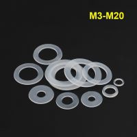 ∋ M3 M3.5 M4 M5 M5.8 M6 M8 M10 M12 M14 M16 M18 M20 Nylon Flat Washer Plastic/Rubber Seals Gasket White