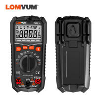 LOMVUM Digital Multimeter Tester LED NCV LCD Multitester Probes Voltage Meter Handheld AC DC Ammeter Ohm Capacitor Voltmeter