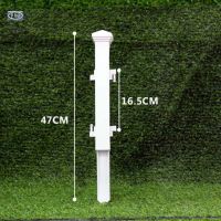 PDD รั้วพลาสติก PVC สีขาวสไตล์ยุโรป,สำหรับสวนถนนประตูรั้วคริสต์มาสต้นไม้