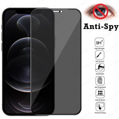 5D Anti Spy Glass For iPhone 13 12 11 Pro XS Max XR X Privacy Tempered Glass For iPhone 7 8 Plus 13 12 Mini Screen Protector
