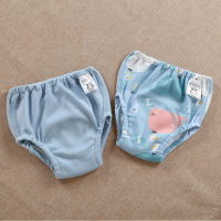 2 Pieces/lot Baby Training Pants 4 Layers Baby Cloth Diaper Reusable Washable Cotton Elastic Waist Cloth Diapers 8-18KG Nappy Cloth Diapers