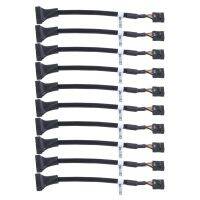 10X USB 3.0 20 Pin Header Male to USB 2.0 9 Pin Female Adapter Cable 15cm