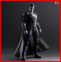 งานแท้100% Play Arts Kai โมเดล ซูปเปอร์แมน สีดำ สีพิเศษ เพลย์อาร์ต Model Batman Vs Black Superman Dawn of Justice Action Figure DC Super Hero Superman Black &amp; White NYCC 2016 Action Figure by Square Enix