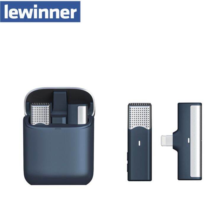 Lewinner Wireless Lavalier Microphone Mini Portable Microphone