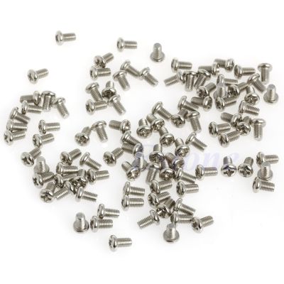 New 100Pcs M3x5mm Phillips Pan Head Screw For 2.5 quot; HDD SSD DVD ROM Motherboard