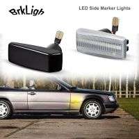 ไฟสัญญาณเลี้ยวไฟด้านข้าง LED แบบไดนามิกสำหรับ Mecedes Benz W124 W201 W202 R129 A124 C124 S124 S202 W140 C140แต่งรถ