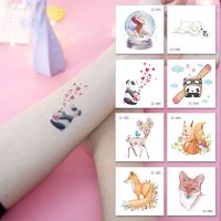 hot！【DT】✆☃  Temporary Tattoos Boys Arm Ankle Animals Decals Child Face Stickers Wholesale