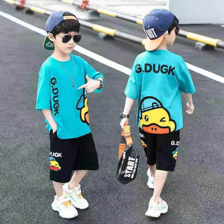 พร้อมส่ง-ชุดเด็กชายแฟชั่น-y001-เสื้อ-กางเกง