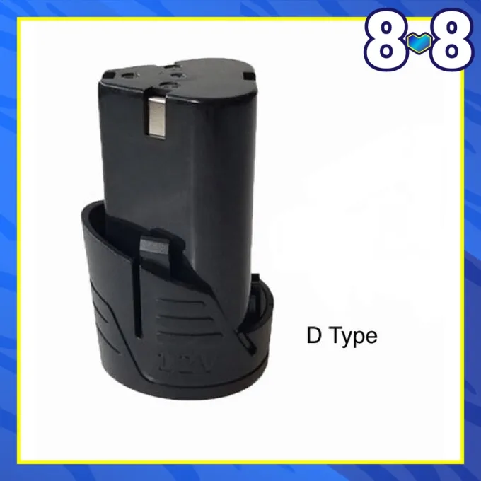 12v Battery Lithium Replacement LiIon for Cordless Drill Type A/B/C