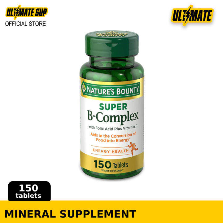 Nature's Bounty, Super B Complex, Vitamin C, Folic Acid, Biotin, Health