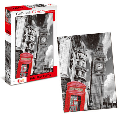 Big Ben Merry Christmas Gifts 1000 Piece Puzzle Large Jigsaw Puzzle For Adult Children Educational Toys GoodHome Wall Painting